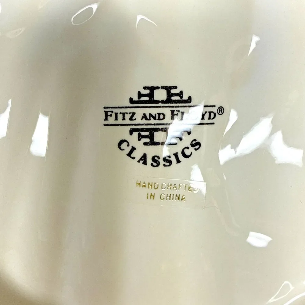 Fitz & Floyd Oceana Shell Plate 1998 Coastal Seashell Wall Decor Platter